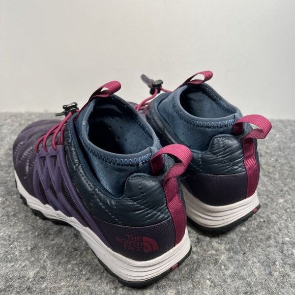 The North Face Thermoball HC Sneaker Shoes Women's 6.5 Dark Purple Navy Magenta - Picture 3 of 14